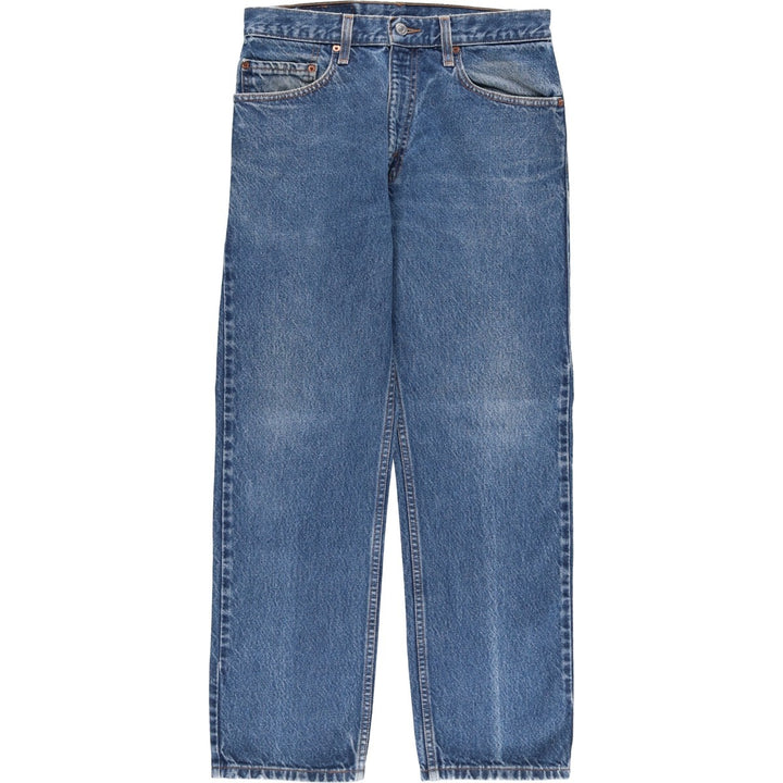 90'S Levi's 00505-0216 Regular Fit Straight Leg Tapered Denim Pants, Men's, Size W31 (Vintage) cotton blue type Vintage Second Hand