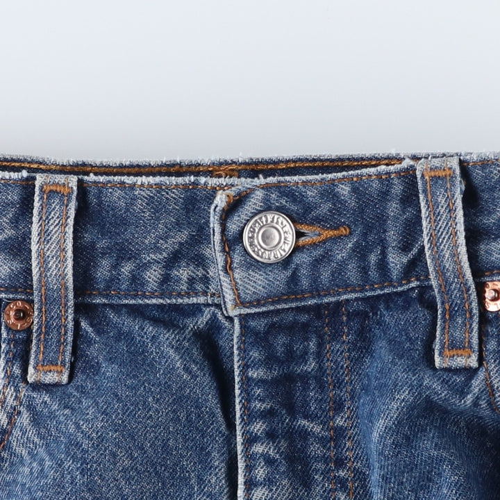 90'S Levi's 00505-0216 Regular Fit Straight Leg Tapered Denim Pants, Men's, Size W31 (Vintage) cotton blue type Vintage Second Hand
