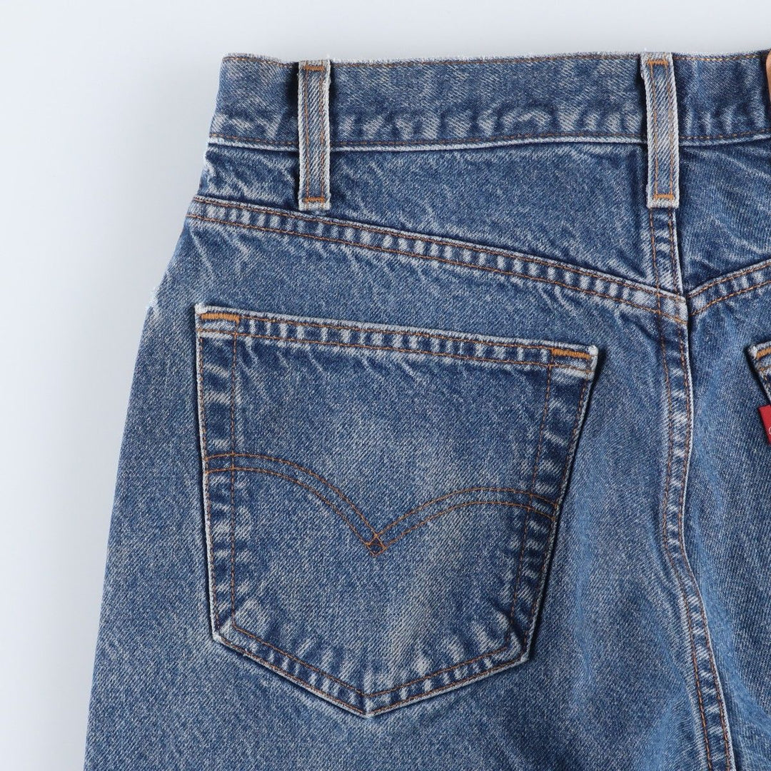 90'S Levi's 00505-0216 Regular Fit Straight Leg Tapered Denim Pants, Men's, Size W31 (Vintage) cotton blue type Vintage Second Hand