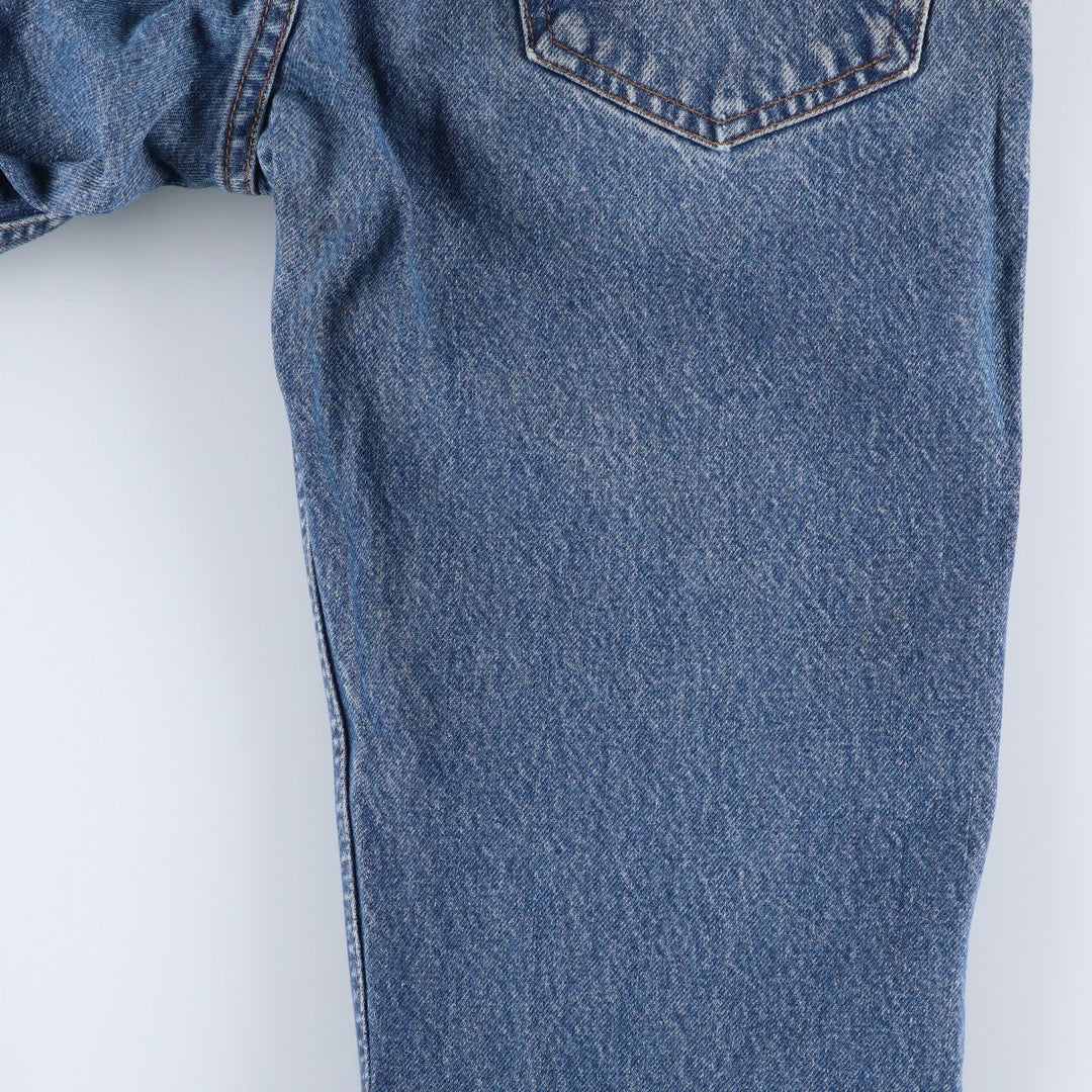 90'S Levi's 00505-0216 Regular Fit Straight Leg Tapered Denim Pants, Men's, Size W31 (Vintage) cotton blue type Vintage Second Hand