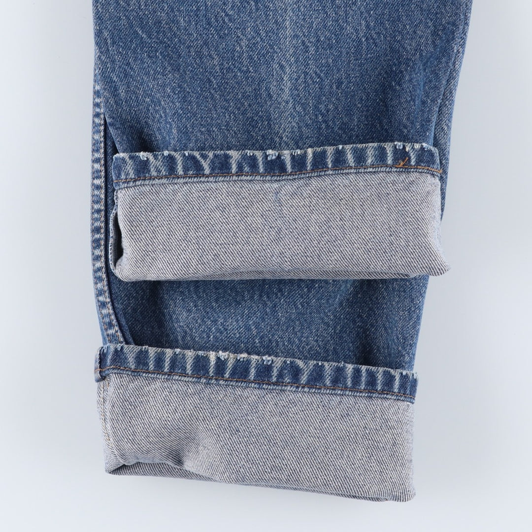 90'S Levi's 00505-0216 Regular Fit Straight Leg Tapered Denim Pants, Men's, Size W31 (Vintage) cotton blue type Vintage Second Hand