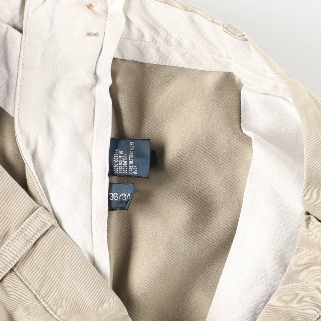 Ralph Lauren POLO by Ralph Lauren PRESTON PANT Chino pants for men, equivalent to w36 cotton Beige type Vintage Second Hand