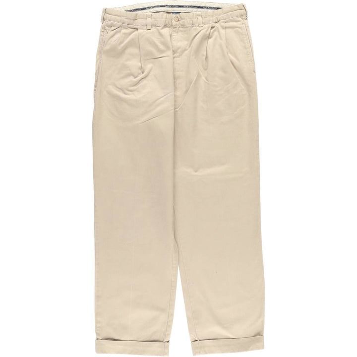 Ralph Lauren POLO RALPH LAUREN HAMMOND PANT, two-pleat chino pants, men's size W36 cotton Beige type Vintage Second Hand