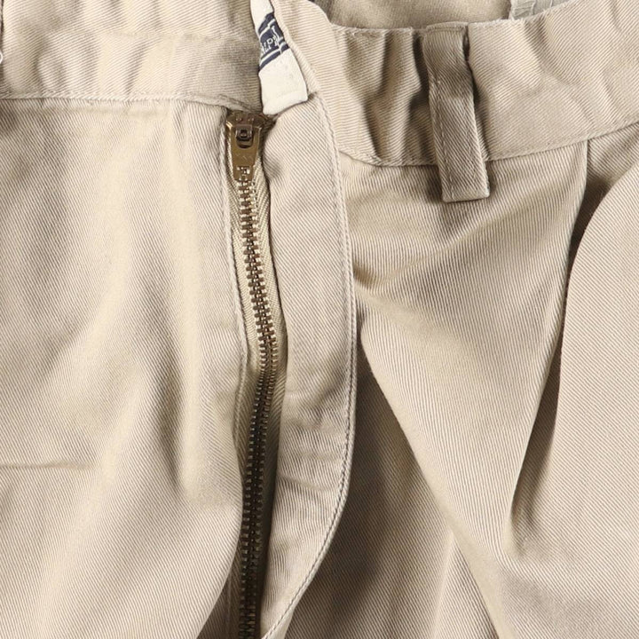 Ralph Lauren POLO RALPH LAUREN HAMMOND PANT, two-pleat chino pants, men's size W36 cotton Beige type Vintage Second Hand
