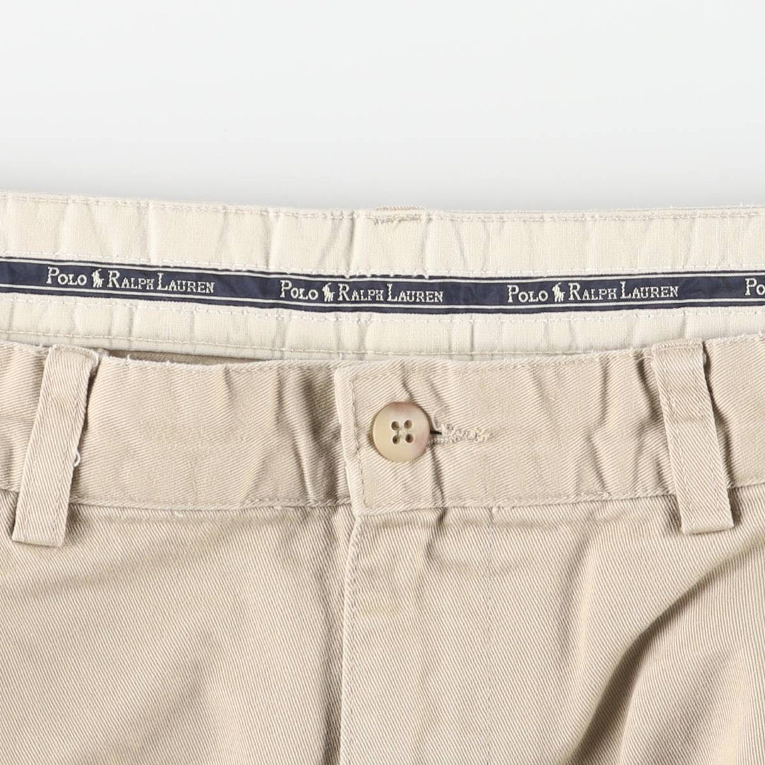 Ralph Lauren POLO RALPH LAUREN HAMMOND PANT, two-pleat chino pants, men's size W36 cotton Beige type Vintage Second Hand