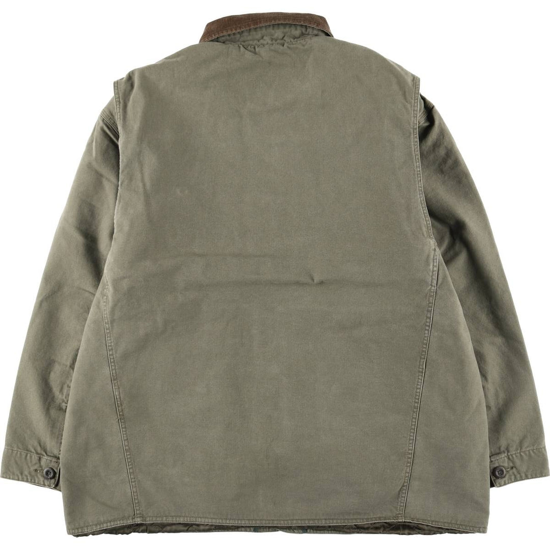 Orvis Padded Duck Hunting Jacket, Men's XXL cotton Khaki type Vintage Second Hand
