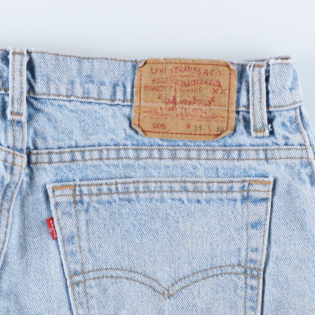 90s-00'S Vintage Levi's 505-4834 Tapered Denim Pants, Made in USA, Men's Size 33 cotton blue type Vintage Second Hand