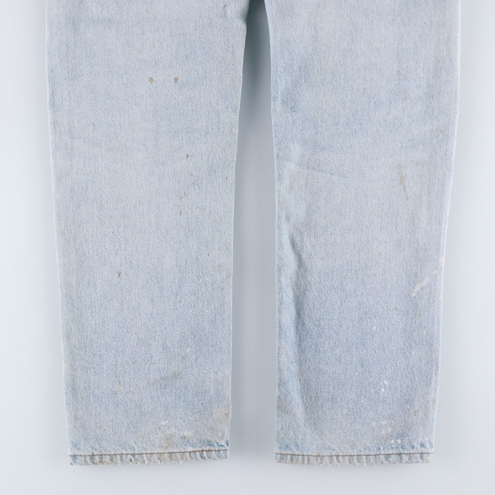90s-00'S Levi's 40505-0214 Orange Tab Tapered Denim Pants, Made in USA, Men's, Size 35, Vintage cotton blue type Vintage Second Hand