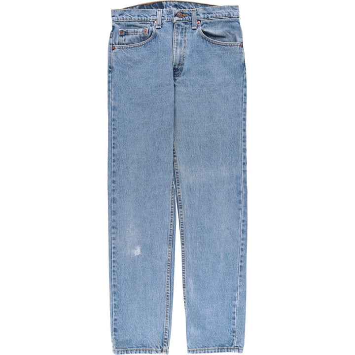 90'S Levi's 505 REGULAR FIT STRAIGHT LEG Tapered Denim Pants Made in USA Men's W30 Vintage cotton Blue type light blue Vintage Second Hand