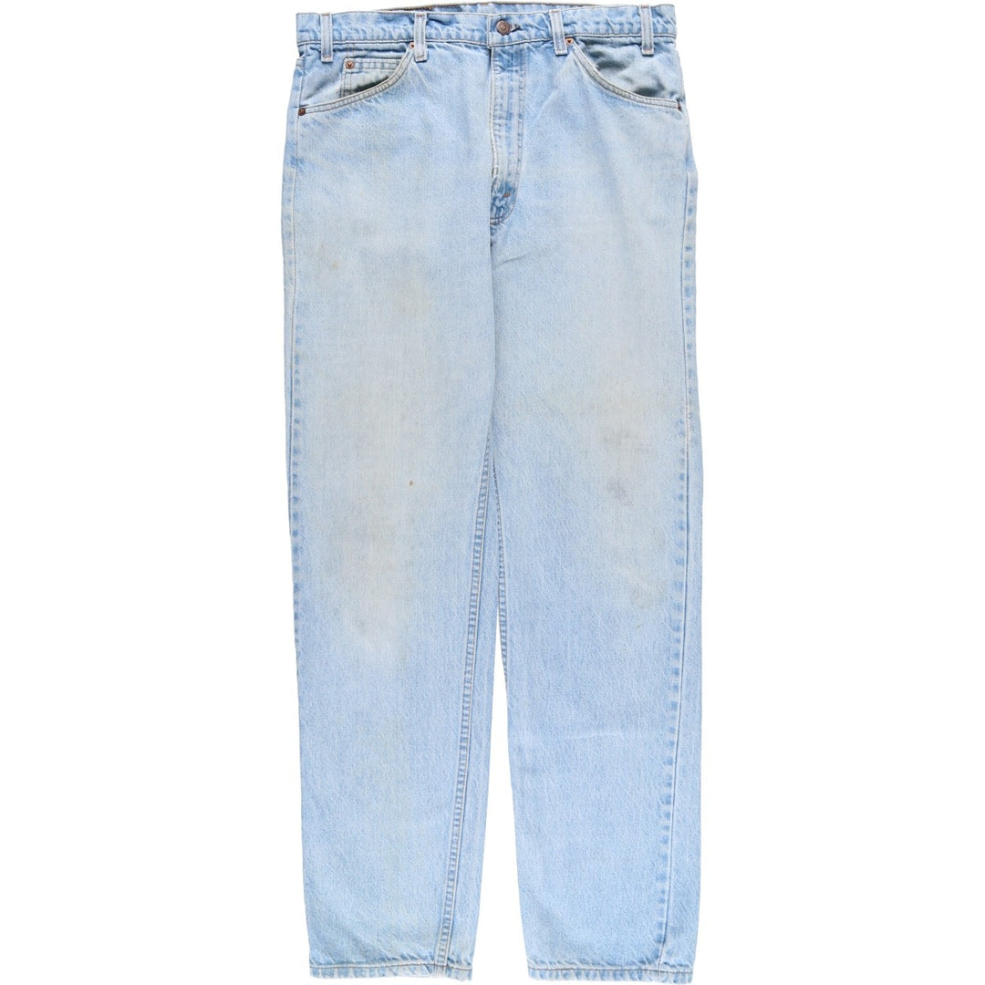 90s-00'S Levi's 40505-0214 Orange Tab Tapered Denim Pants, Made in USA, Men's, Size 34, Vintage cotton blue type Vintage Second Hand