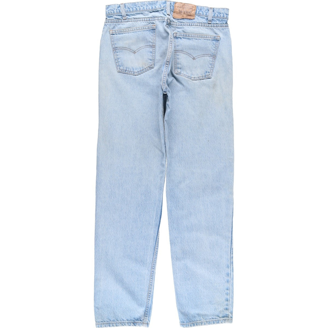 90s-00'S Levi's 40505-0214 Orange Tab Tapered Denim Pants, Made in USA, Men's, Size 34, Vintage cotton blue type Vintage Second Hand