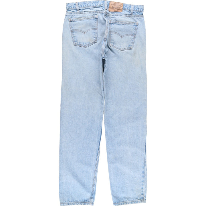 90s-00'S Levi's 40505-0214 Orange Tab Tapered Denim Pants, Made in USA, Men's, Size 34, Vintage cotton blue type Vintage Second Hand