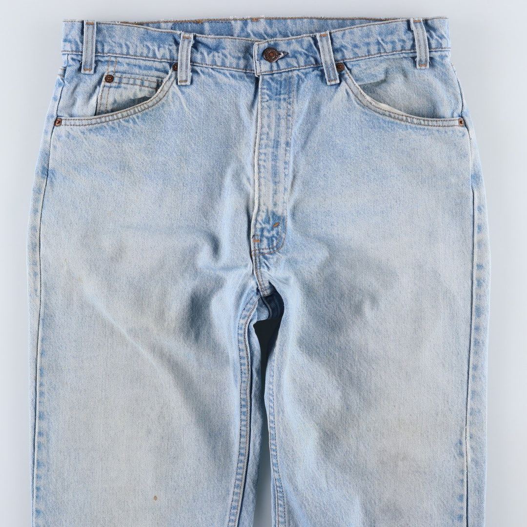 90s-00'S Levi's 40505-0214 Orange Tab Tapered Denim Pants, Made in USA, Men's, Size 34, Vintage cotton blue type Vintage Second Hand