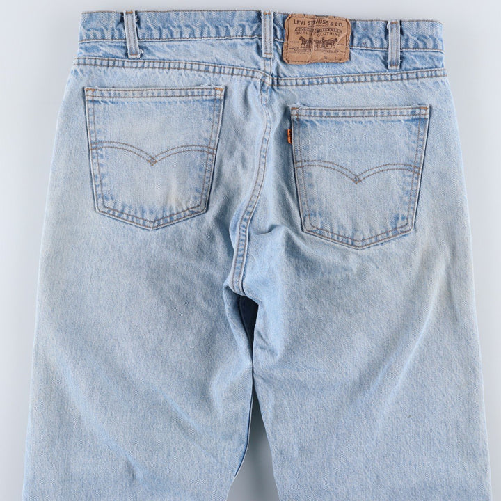 90s-00'S Levi's 40505-0214 Orange Tab Tapered Denim Pants, Made in USA, Men's, Size 34, Vintage cotton blue type Vintage Second Hand