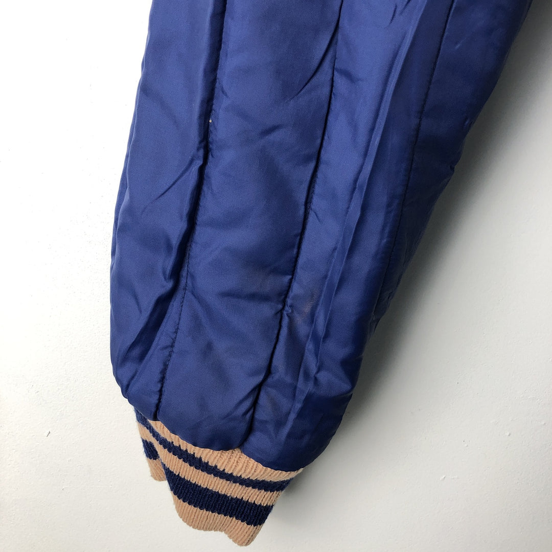 GENERATION ONE Padded Reversible Varsity Jacket, Men's Size XL polyester Beige type Vintage Second Hand