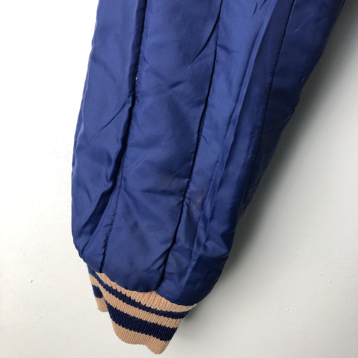 GENERATION ONE Padded Reversible Varsity Jacket, Men's Size XL polyester Beige type Vintage Second Hand