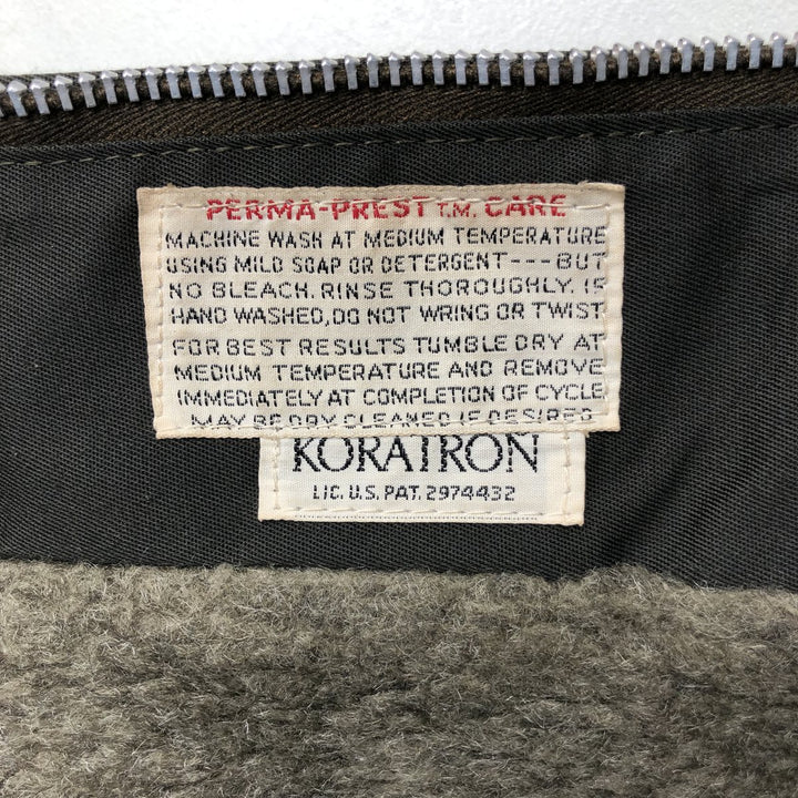 Vintage 60s-70'S Sears OAKBROOK SPORTSWEAR Jacket, Men's Size Small unclear Khaki type Vintage Second Hand