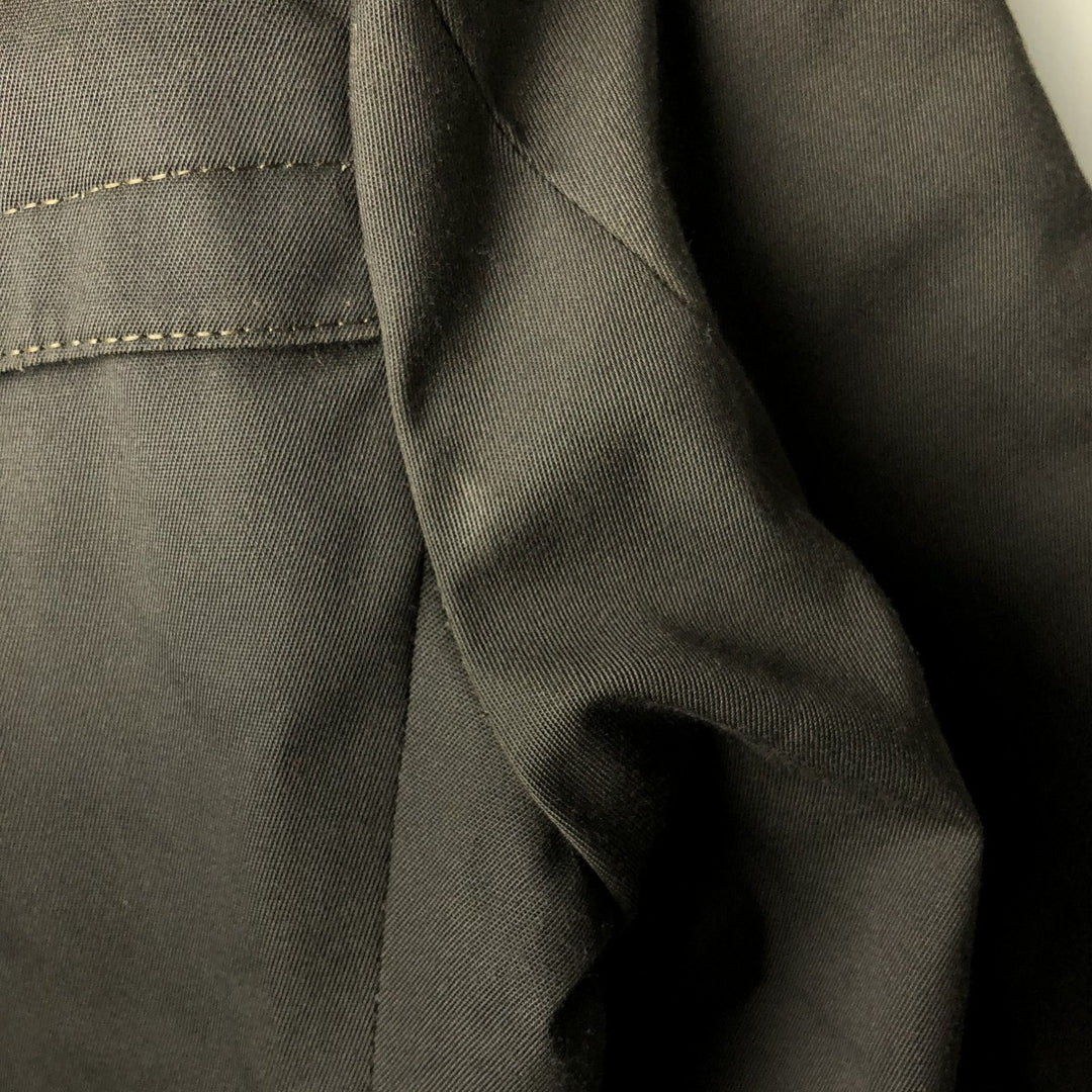 Vintage 60s-70'S Sears OAKBROOK SPORTSWEAR Jacket, Men's Size Small unclear Khaki type Vintage Second Hand