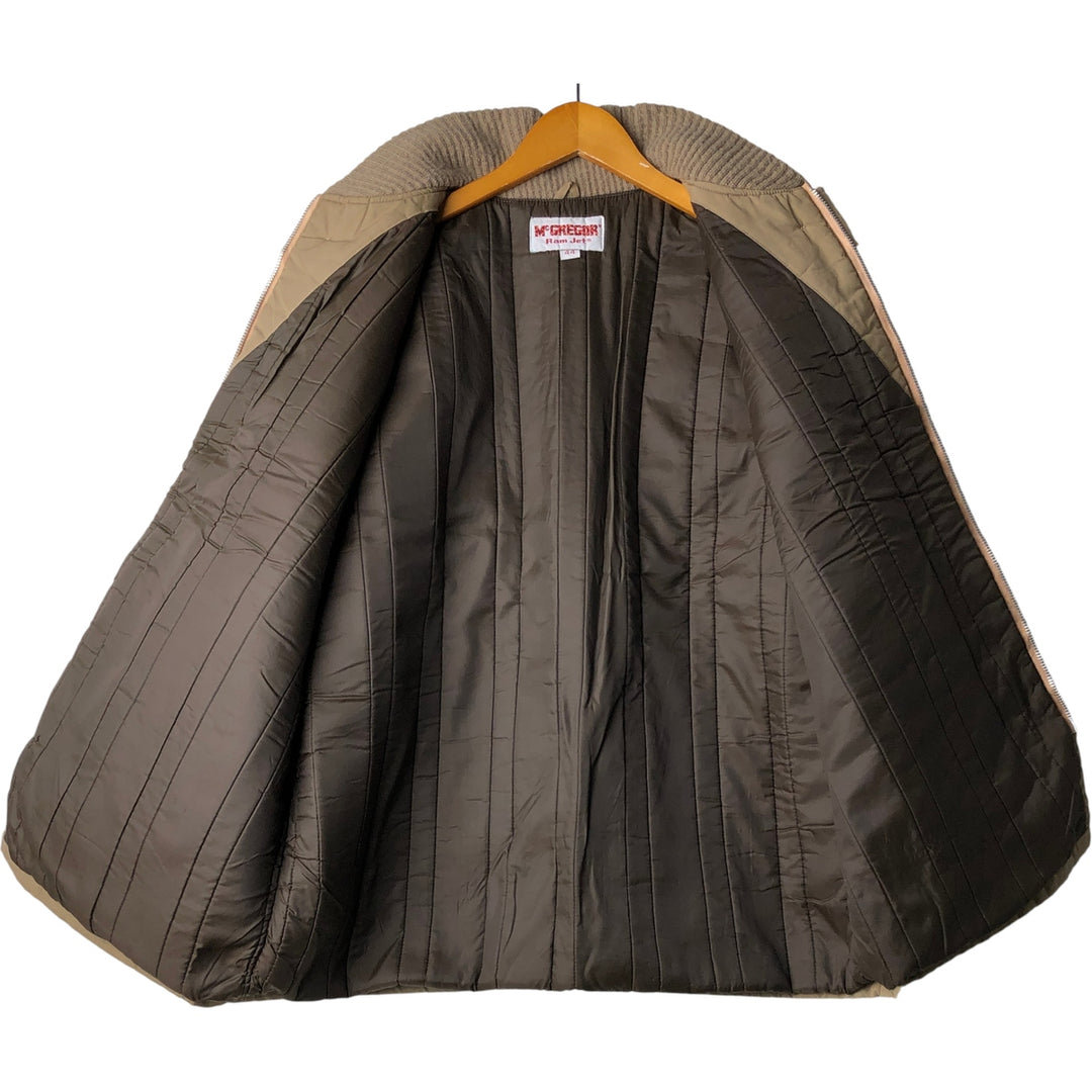 Vintage 1960'S McGREGOR RAM JET padded Pharaoh jacket, made in the USA, size L, men's unclear Beige type Vintage Second Hand