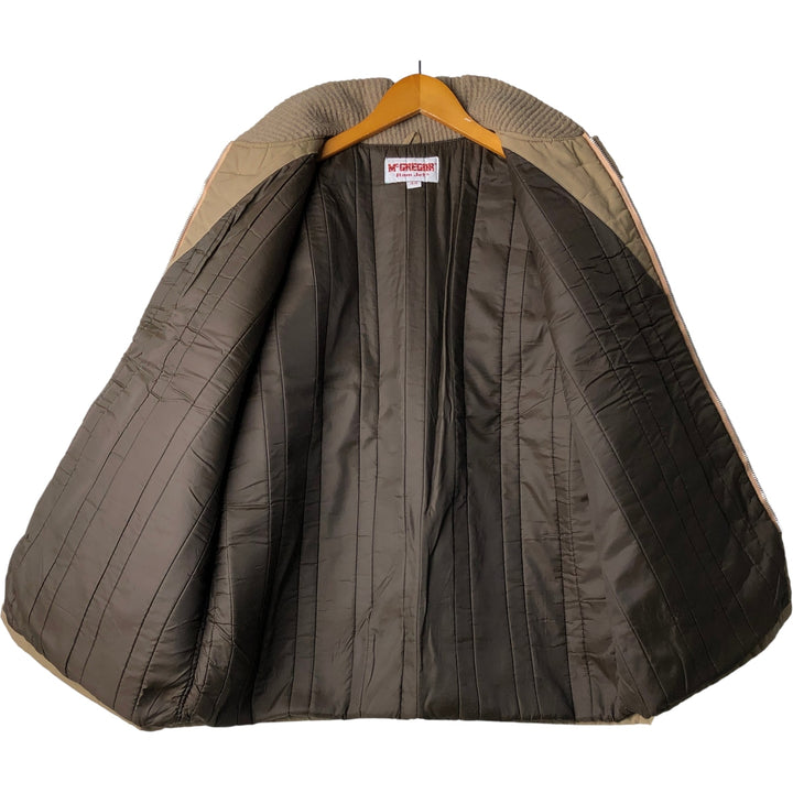 Vintage 1960'S McGREGOR RAM JET padded Pharaoh jacket, made in the USA, size L, men's unclear Beige type Vintage Second Hand