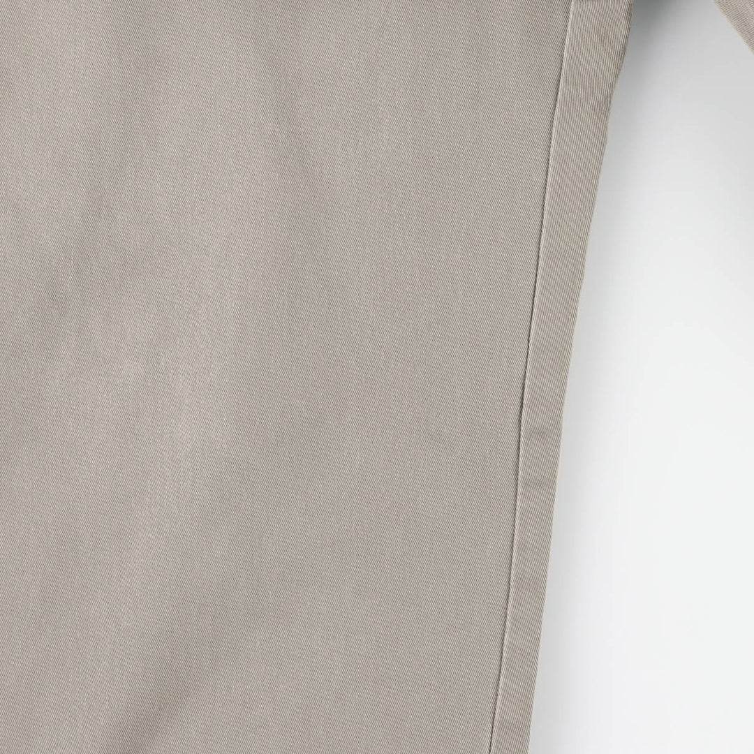 Ralph Lauren POLO by Ralph Lauren ANDREW PANT Two-pleat chino pants for men, equivalent to W34 cotton gray type Vintage Second Hand