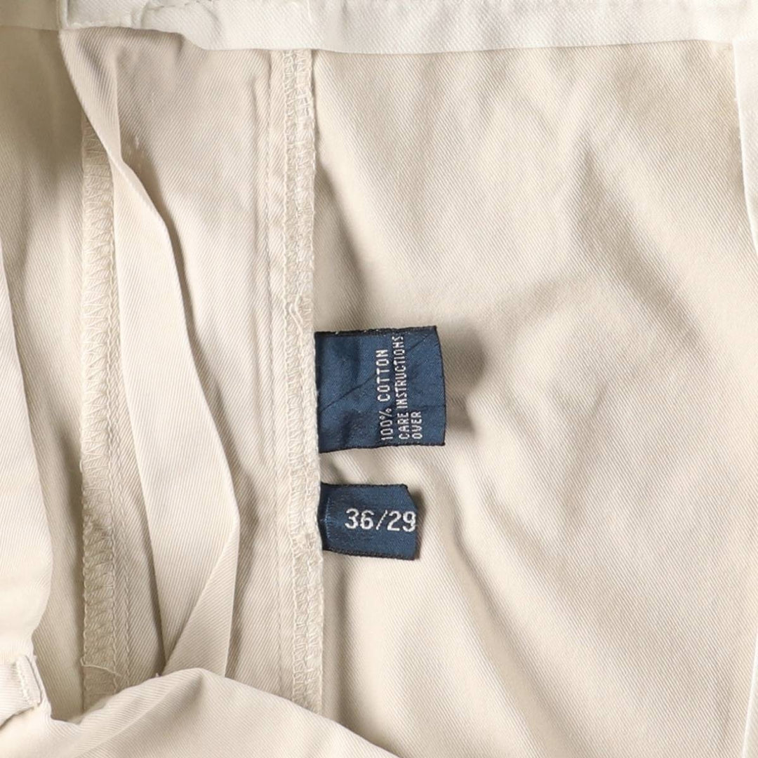 Ralph Lauren POLO by Ralph Lauren Men's W36 equivalent cotton ivory Vintage Second Hand
