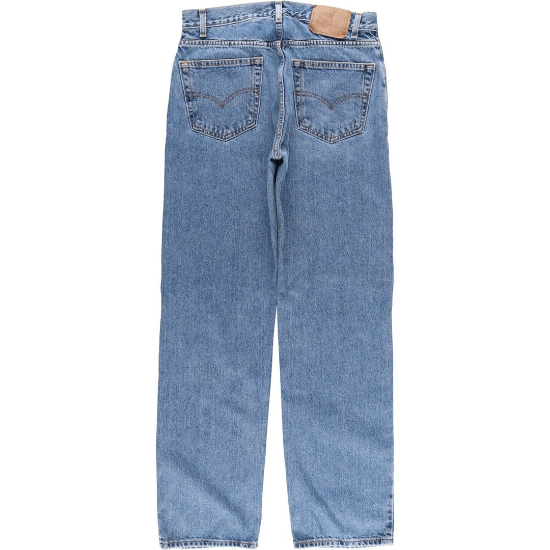 2000'S Levi's 40505-7112 Regular Fit Straight Leg Tapered Denim Pants, Men's Size W32 cotton blue type Vintage Second Hand
