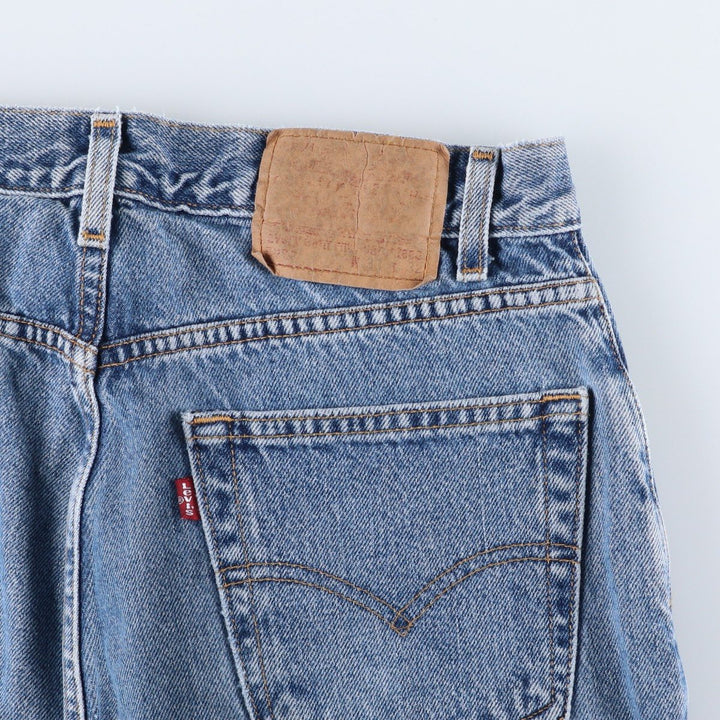 2000'S Levi's 40505-7112 Regular Fit Straight Leg Tapered Denim Pants, Men's Size W32 cotton blue type Vintage Second Hand
