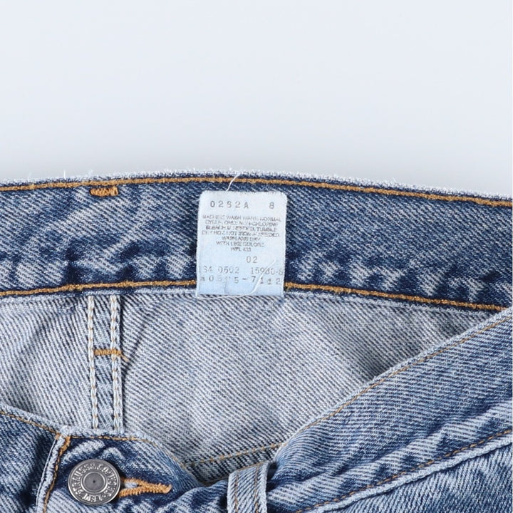 2000'S Levi's 40505-7112 Regular Fit Straight Leg Tapered Denim Pants, Men's Size W32 cotton blue type Vintage Second Hand
