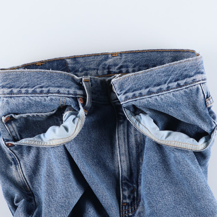 2000'S Levi's 40505-7112 Regular Fit Straight Leg Tapered Denim Pants, Men's Size W32 cotton blue type Vintage Second Hand