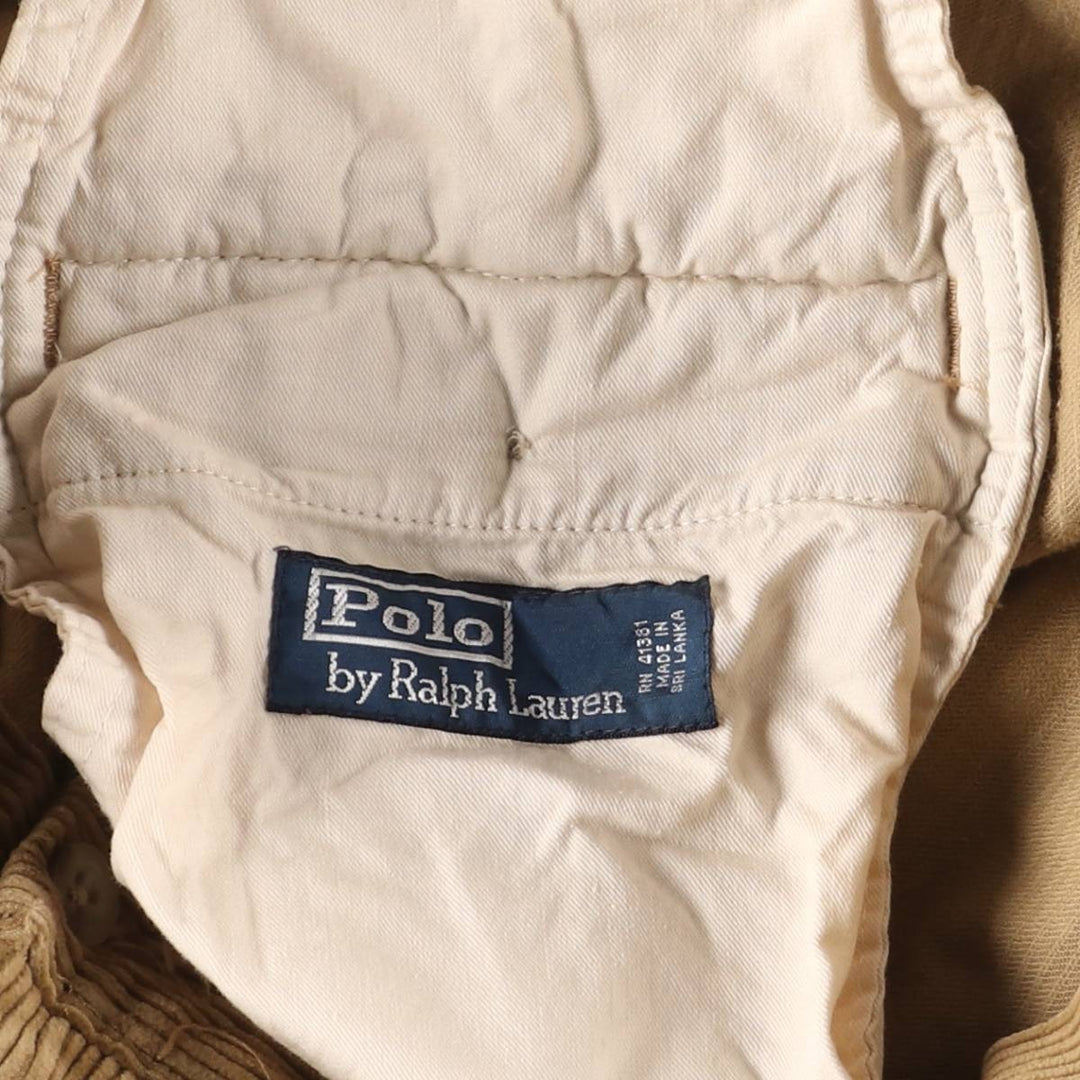 Ralph Lauren POLO by Ralph Lauren Corduroy Pants Men's W34 cotton Beige type Vintage Second Hand