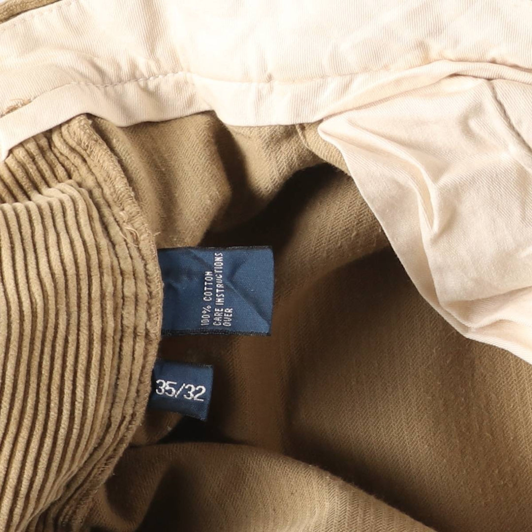 Ralph Lauren POLO by Ralph Lauren Corduroy Pants Men's W34 cotton Beige type Vintage Second Hand