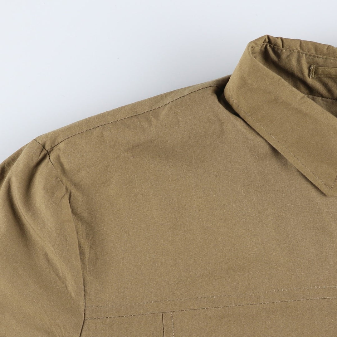 Vintage 1970'S English Squire Zip-Up Jacket, Made in USA, Men's XL unclear beige type brown Vintage Second Hand