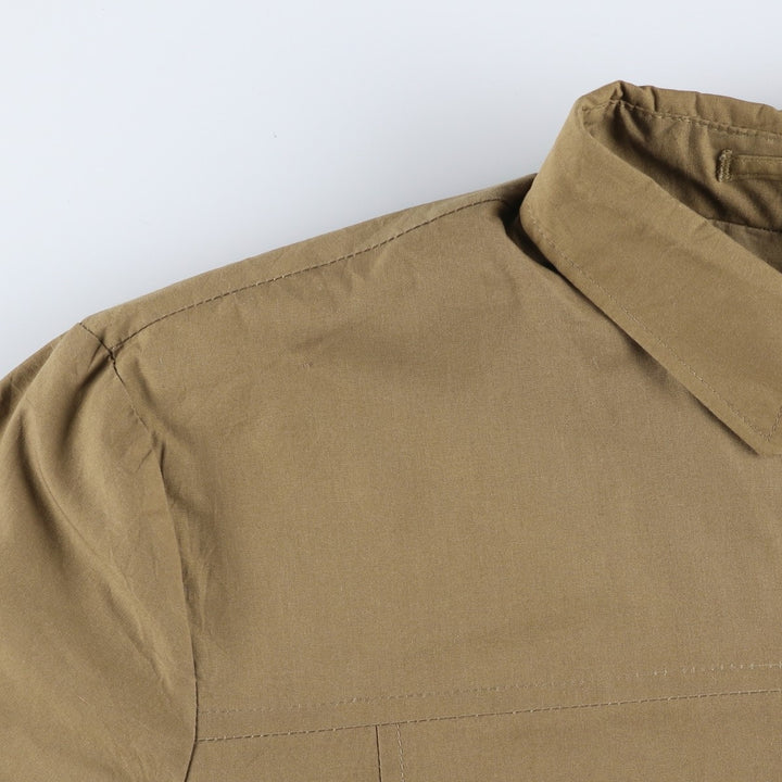 Vintage 1970'S English Squire Zip-Up Jacket, Made in USA, Men's XL unclear beige type brown Vintage Second Hand