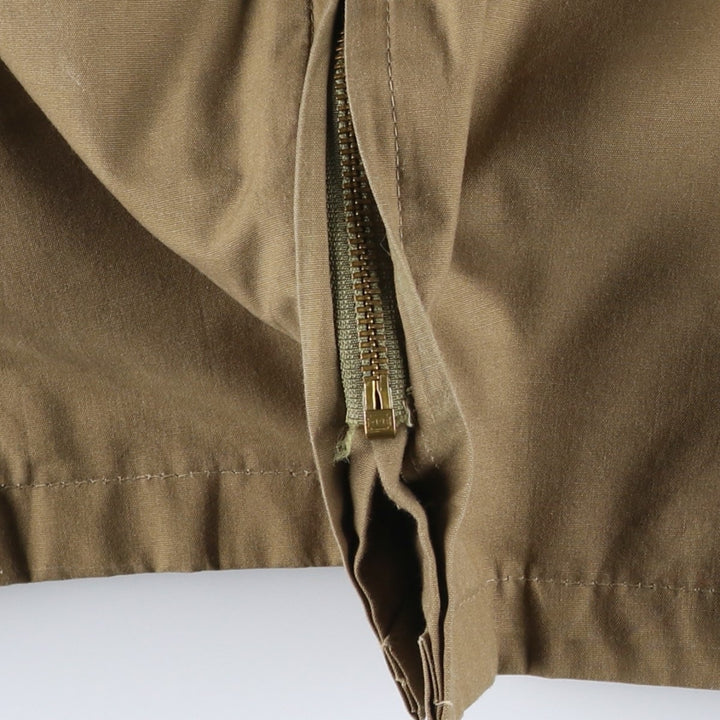 Vintage 1970'S English Squire Zip-Up Jacket, Made in USA, Men's XL unclear beige type brown Vintage Second Hand