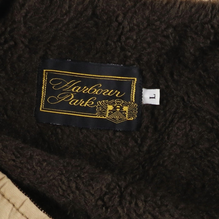 Vintage 1970'S Harbour Park Pharaoh Jacket, Men's Size L unclear Beige type Vintage Second Hand