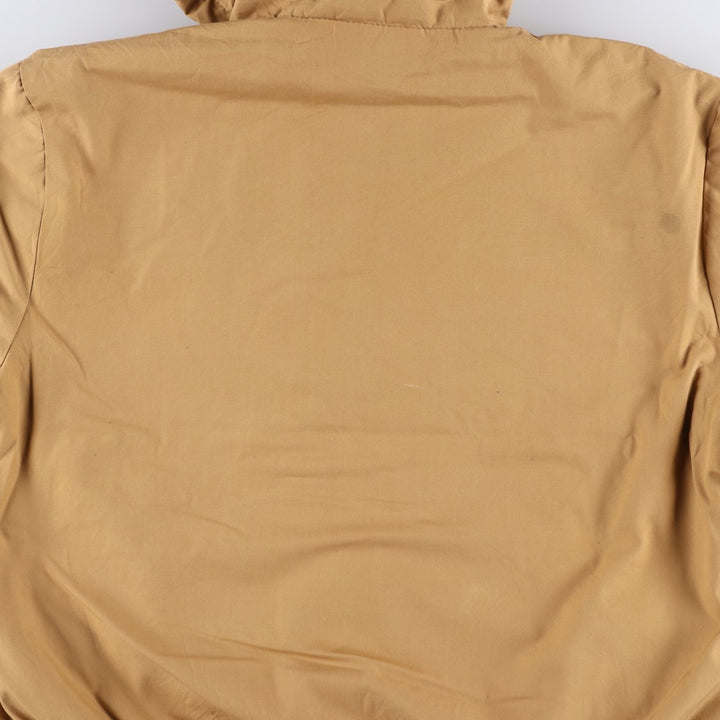 SANCSET Men's Vintage Cotton Parka, Size L cotton beige type brown Vintage Second Hand