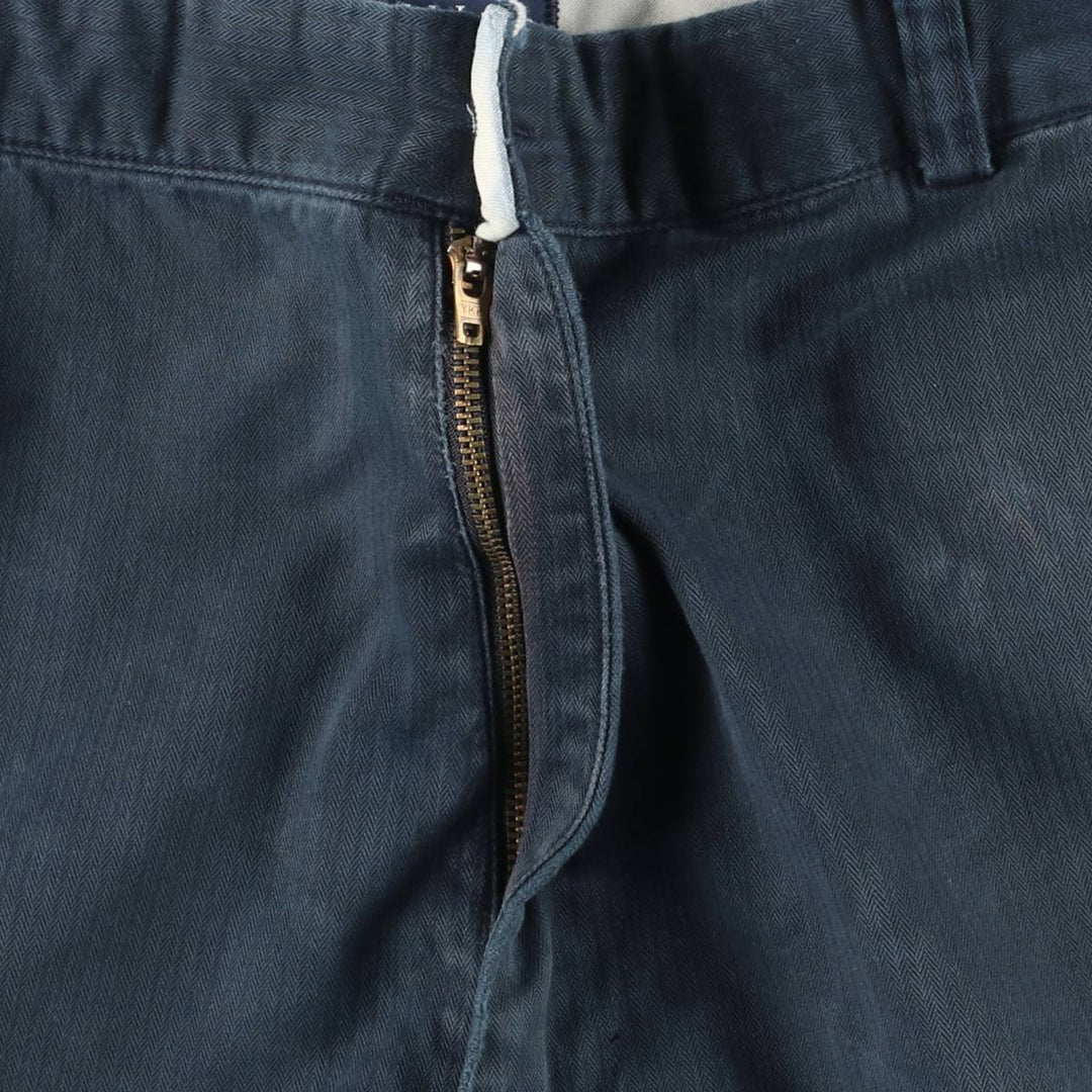 Ralph Lauren POLO by Ralph Lauren Men's Chino Pants, Size W39 cotton navy blue type Vintage Second Hand