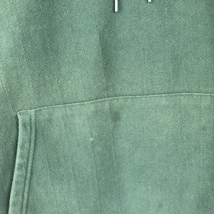 00'S Champion PREMIUM REVERSE WEAVE Premium Reverse Weave Sweat Pullover Hoodie Men's XL cotton Green type dark green Vintage Second Hand