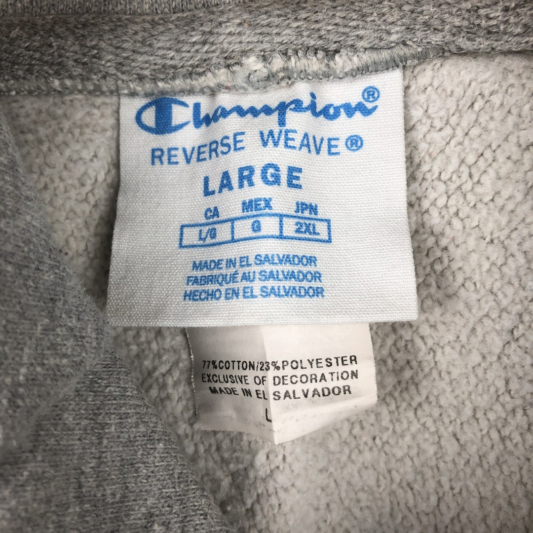 Champion REVERSE WEAVE Reverse Weave College Sweat Pullover Hoodie Men's L size cotton gray type Vintage Second Hand