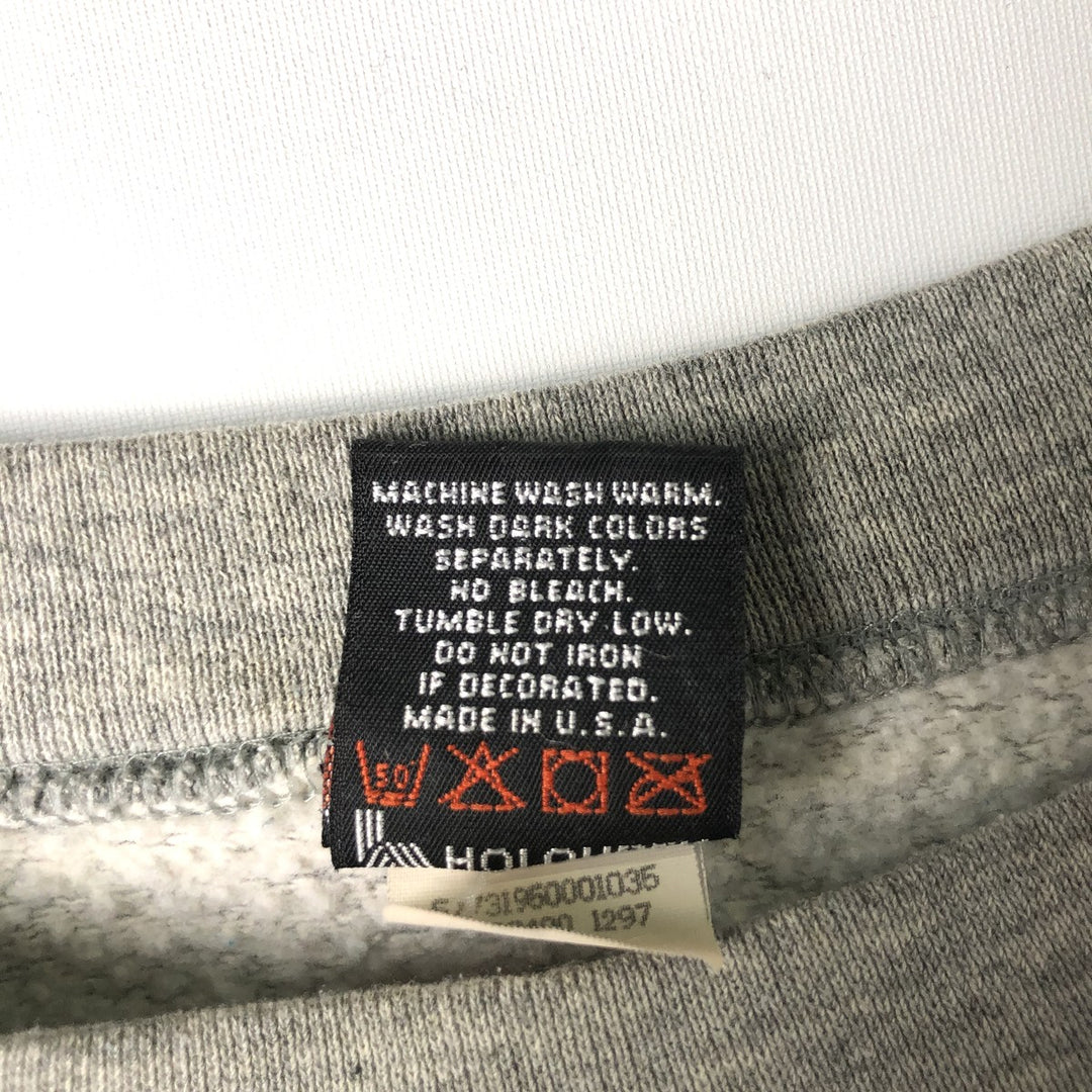 90'S Harley Davidson Advertising Sweatshirt, Made in USA, Men's L, Vintage cotton gray type Vintage Second Hand