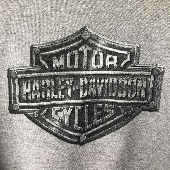 90'S Harley Davidson Advertising Sweatshirt, Made in USA, Men's L, Vintage cotton gray type Vintage Second Hand
