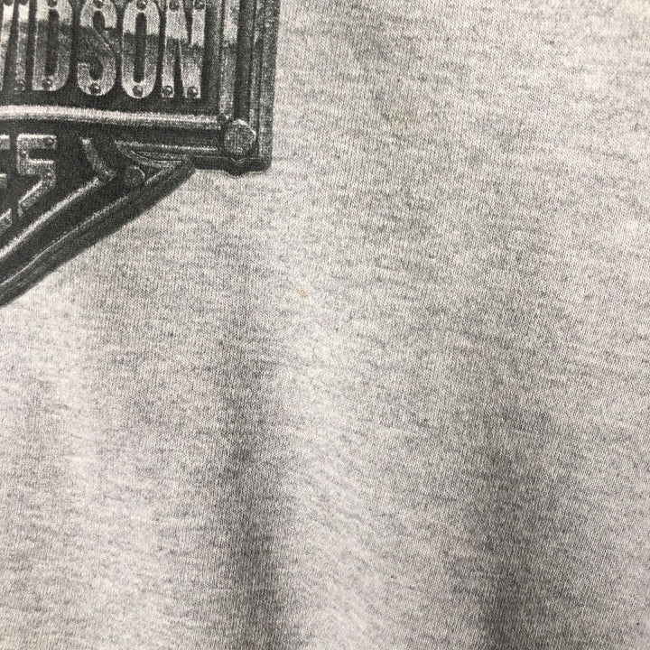 90'S Harley Davidson Advertising Sweatshirt, Made in USA, Men's L, Vintage cotton gray type Vintage Second Hand