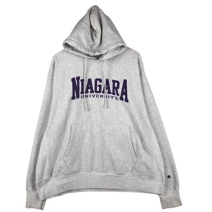 Champion Reverse Weave College Pullover Hoodie, Men's XXL cotton gray type Vintage Second Hand