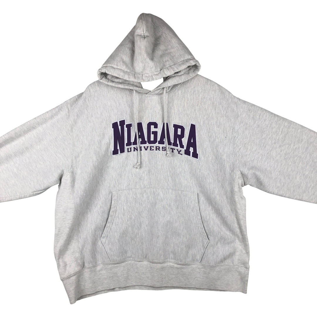 Champion Reverse Weave College Pullover Hoodie, Men's XXL cotton gray type Vintage Second Hand
