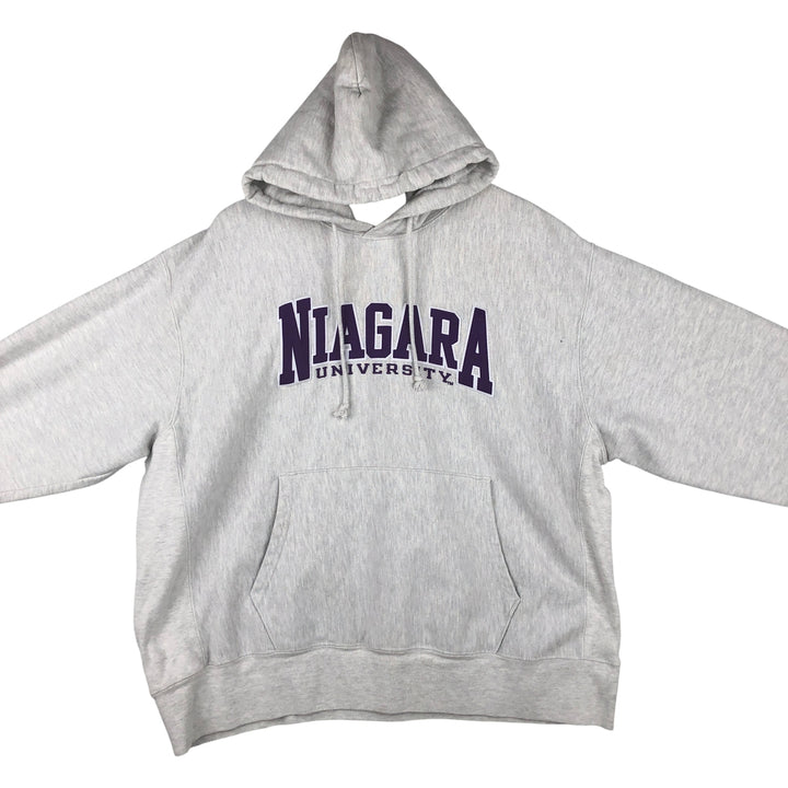 Champion Reverse Weave College Pullover Hoodie, Men's XXL cotton gray type Vintage Second Hand