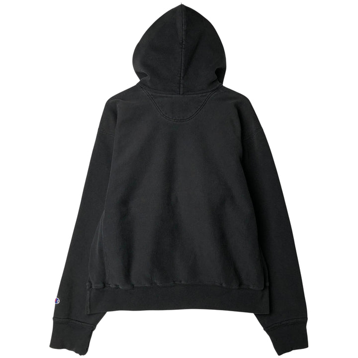 00'S Champion Premium Reverse Weave College Sweat Pullover Hoodie Men's XL unclear black type Vintage Second Hand