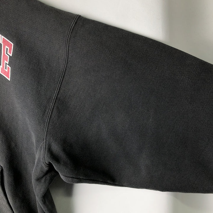 00'S Champion Premium Reverse Weave College Sweat Pullover Hoodie Men's XL unclear black type Vintage Second Hand
