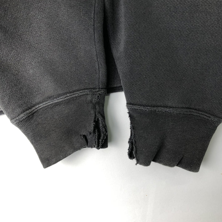 00'S Champion Premium Reverse Weave College Sweat Pullover Hoodie Men's XL unclear black type Vintage Second Hand
