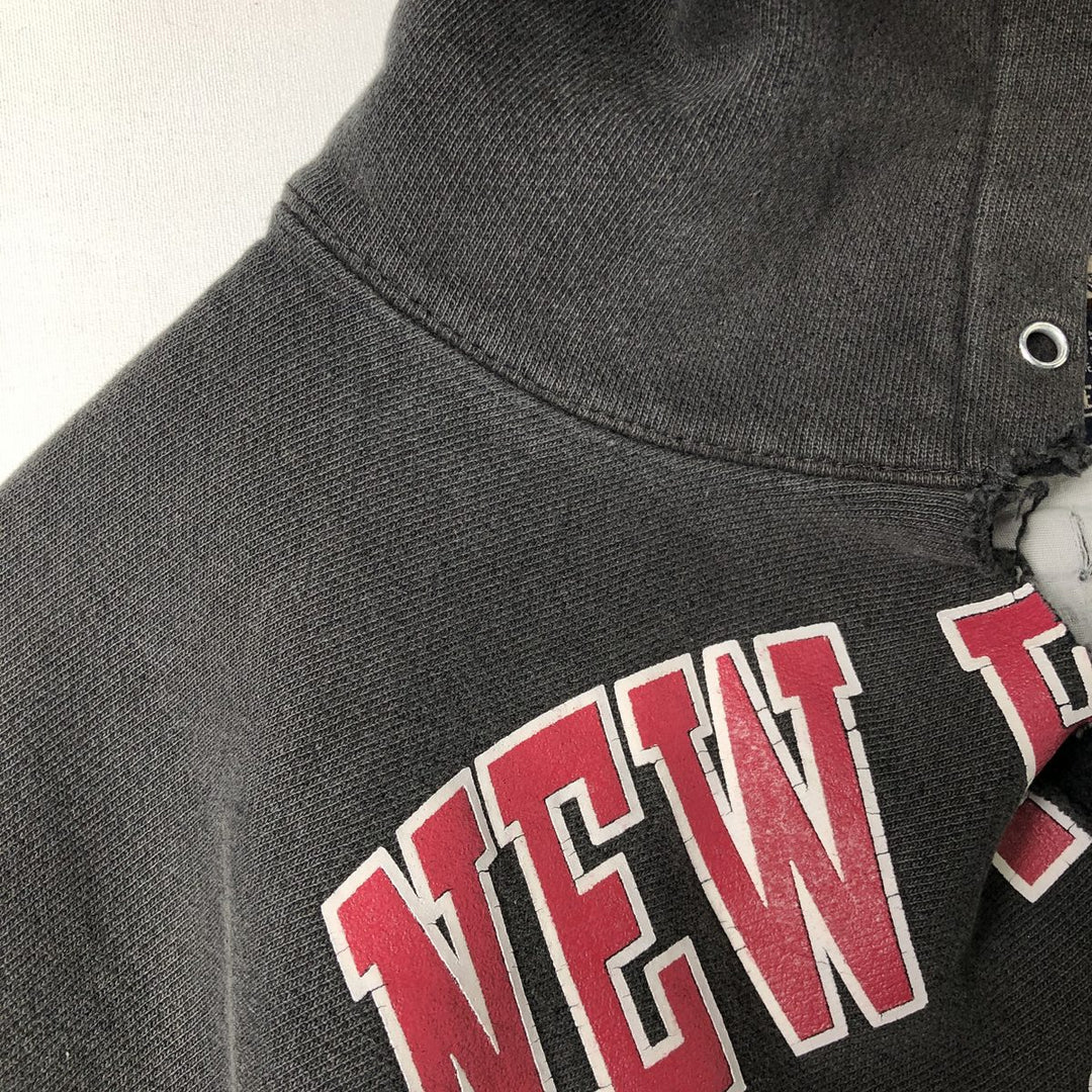 00'S Champion Premium Reverse Weave College Sweat Pullover Hoodie Men's XL unclear black type Vintage Second Hand